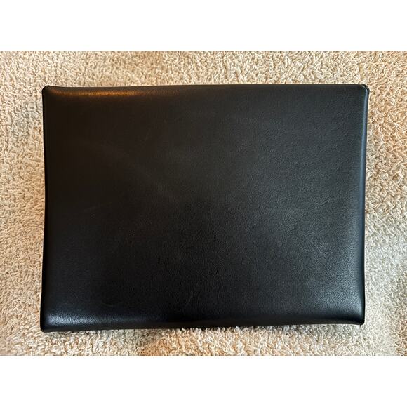 Khaite Envelope Clutch in Black Calfskin Leather Bag Made in Italy Authentic - Picture 3 of 9